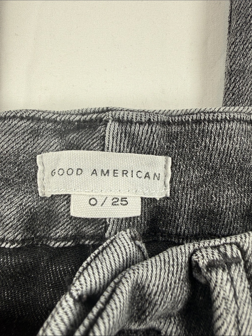 Good American Charcoal Skinny High-Rise Jeans - Picture 2 of 8